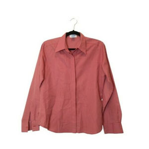 Austin Clothing Co. Women's Button Down Top Long Sleeve Red Plaid Size Medium